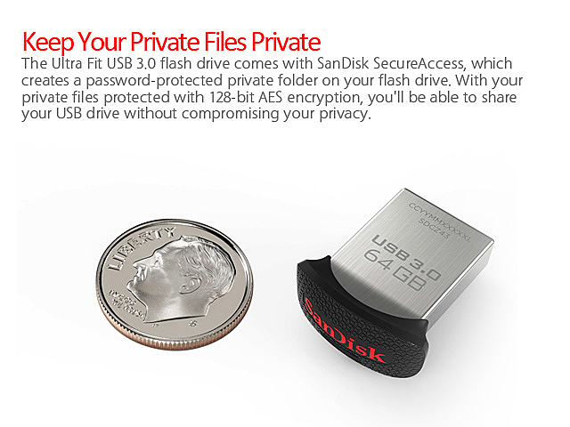 SanDisk Ultra Fit™ USB 3.0 Flash Drive