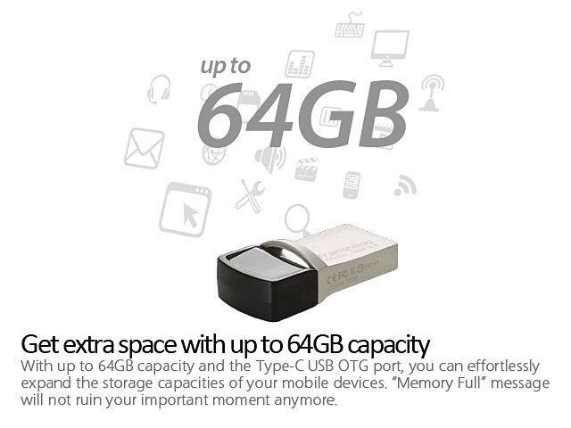 Transcend JetFlash 890S USB 3.1 OTG Flash Drive