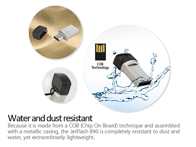 Transcend JetFlash 890S USB 3.1 OTG Flash Drive