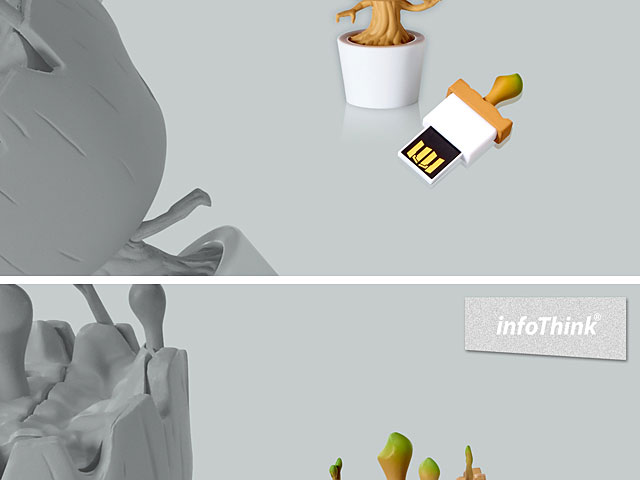 infoThink Guardian of the Galaxy Vol. 2 - Groot USB Flash Drive