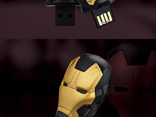 infoThink Iron Man USB Flash Drive (Black Gold Version)