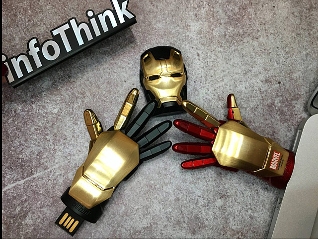 infoThink Iron Man USB Flash Drive (Black Gold Version)