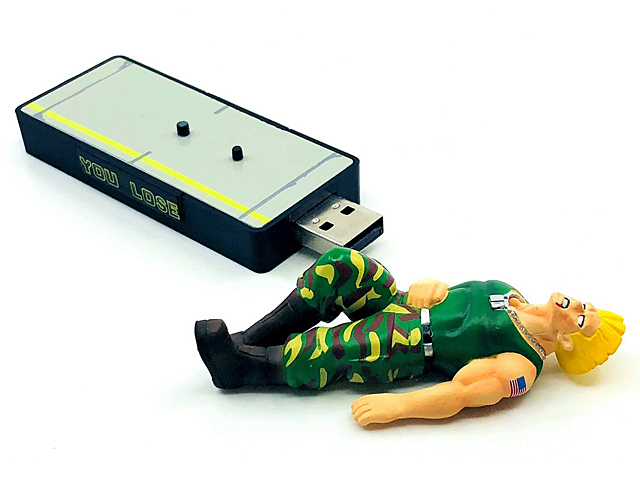 Street Fighter You Lose USB Flash Drive - Guile