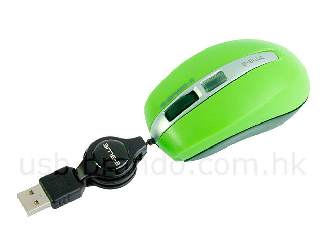 USB S-Brigo Retractable Mouse