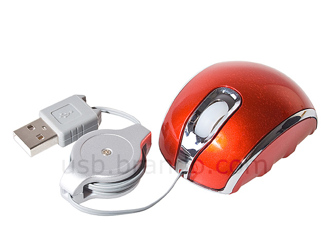 USB Mini Retractable Optical Mouse