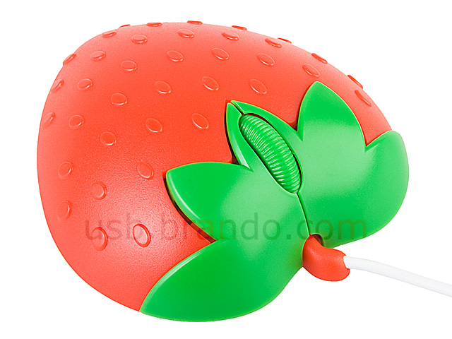 USB Strawberry Optical Mouse