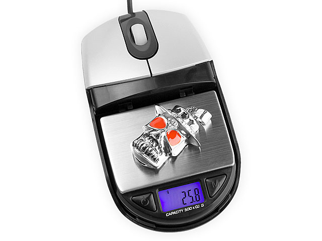 USB Optical Mouse with Pocket Digital Scale