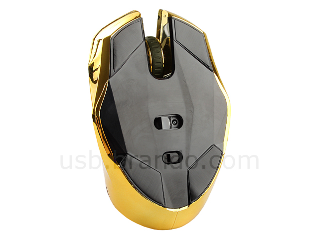 USB Metallic Wireless Mouse