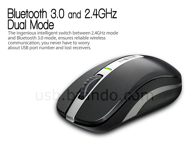 Rapoo 6610 Dual-Mode Optical Mouse