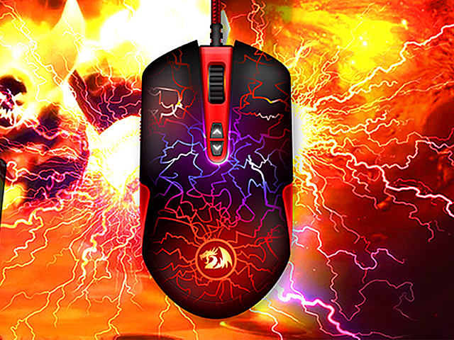 Redargon Lavawolf USB Game Mouse