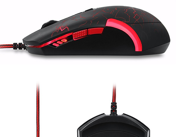 Redargon Lavawolf USB Game Mouse