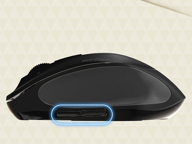 Buffalo Premium Fit Wireless Silent Mouse