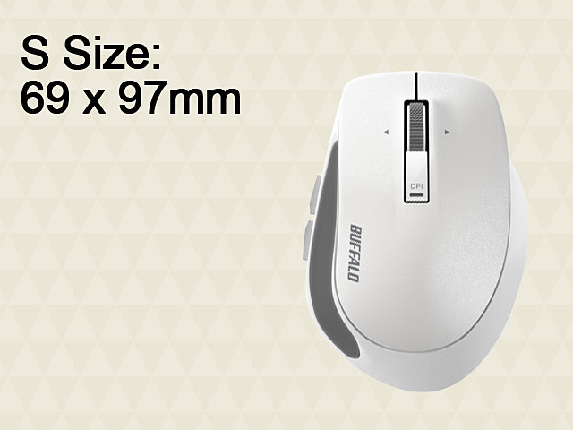 Buffalo Premium Fit Wireless Silent Mouse