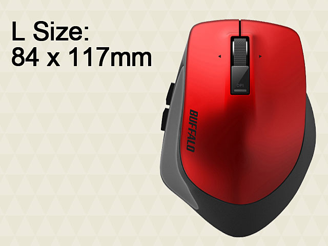 Buffalo Premium Fit Wireless Silent Mouse