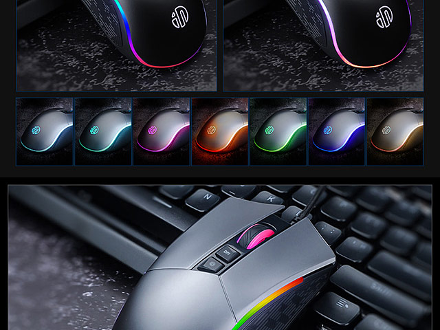 USB Wide Illuminated Mouse