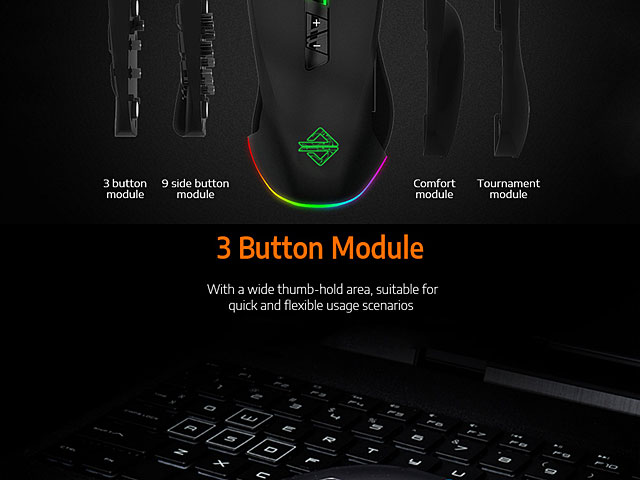 Ajazz GTI USB RGB Gaming Mouse