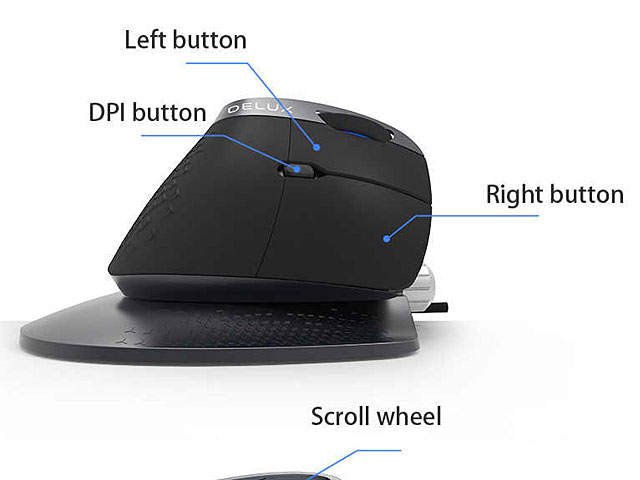 Delux M618X Wired E-sports Game Mouse