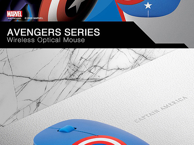 infoThink Avengers Series Wireless Optical Mouse - Captain America