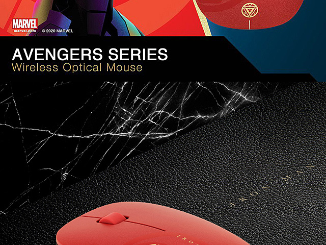 infoThink Avengers Series Wireless Optical Mouse - Iron Man