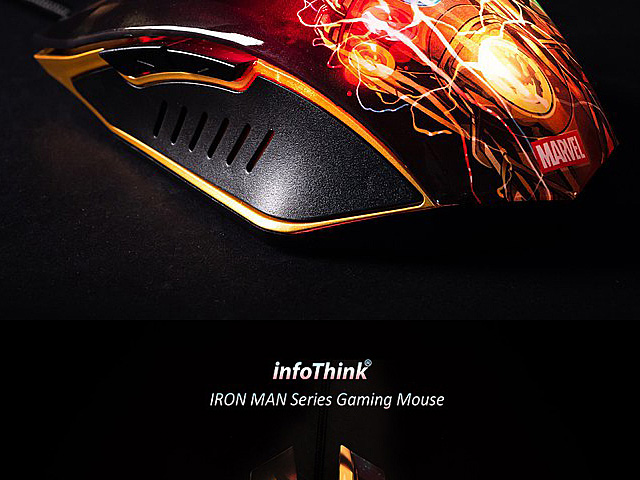 infoThink Iron Man Series USB Gaming Mouse
