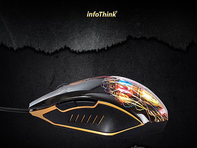 infoThink Iron Man Series USB Gaming Mouse