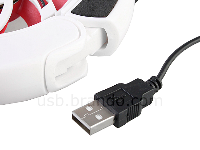 USB Flaming Wheel Cooling Pad