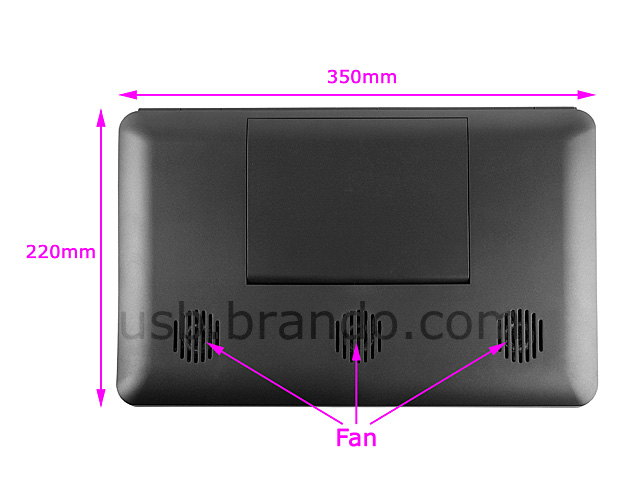 USB Notebook Cooling Pad with Keyboard