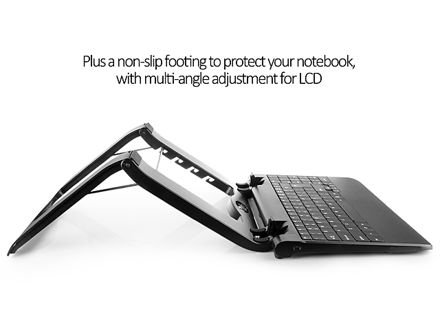 USB Notebook Cooling Stand with Keyboard