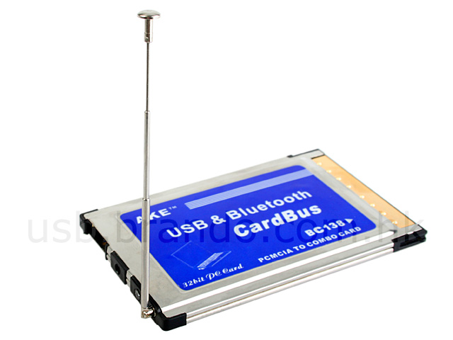 PCMCIA To USB 2.0 + Bluetooth COMBO Cardbus Adapter