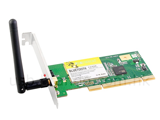 WiFi + Bluetooth 2-In-1 PCI Card