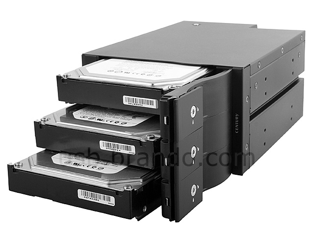 Triple 3.5" SATA/SAS HDD Rack