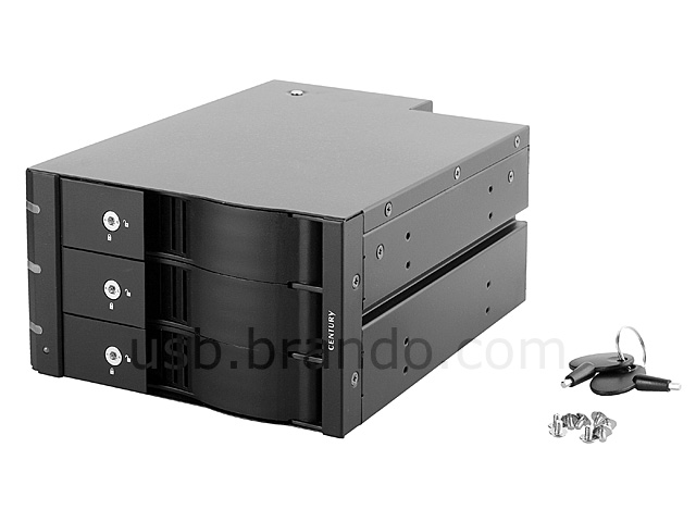 Triple 3.5" SATA/SAS HDD Rack