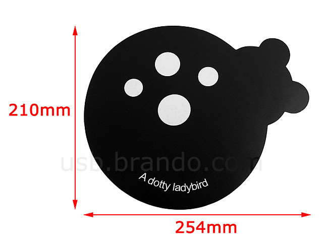 Dotty Ladybird Mouse Pad