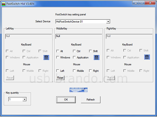 USB Slim Foot Switch II