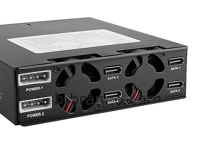 ICY DOCK 4 x 2.5" SATA/SAS HDD & SSD Mobile Rack for 1 x 5.25" Device Bay