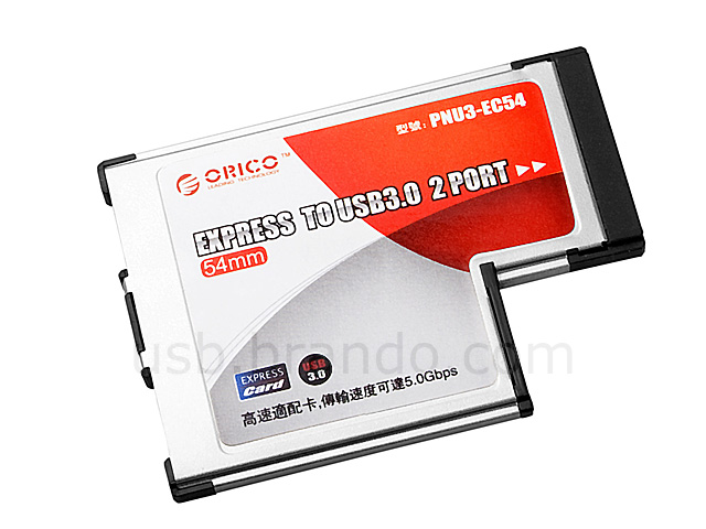 Alfabet Samlet Elskede ORICO 2-Port USB 3.0 ExpressCard/54mm