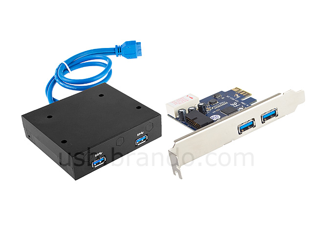 2-Port USB 3.0 3.5" Front Panel