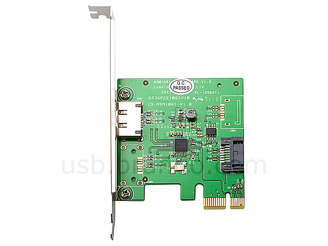 SATA 3 + eSATA  3 (6Gb/s)  PCI Express Card