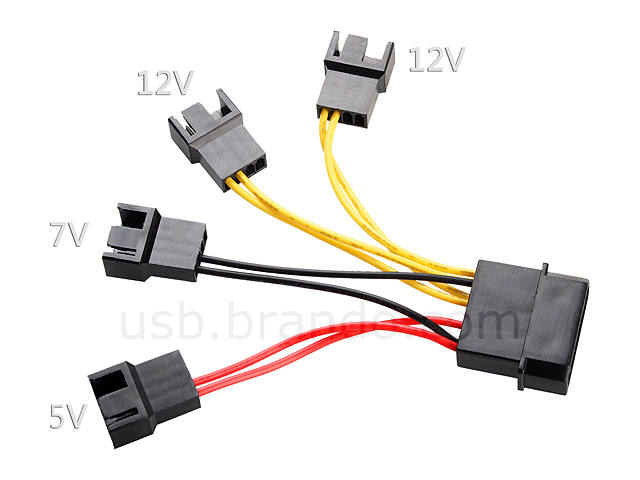 Power cable product code upcsf024100 3 in 1 cooling fan power cable 