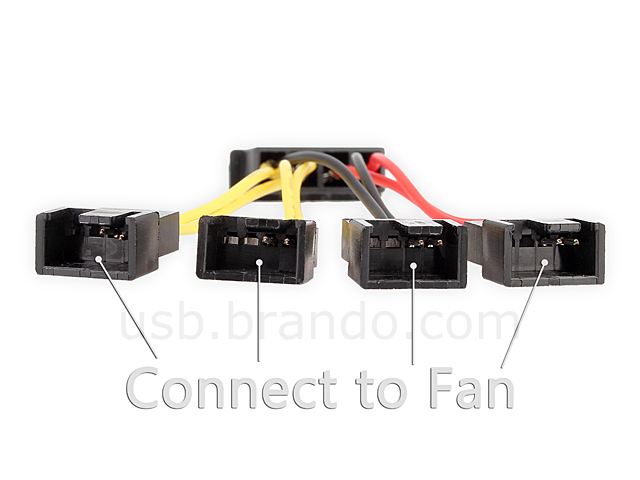 3-In-1 Cooling Fan Power Cable