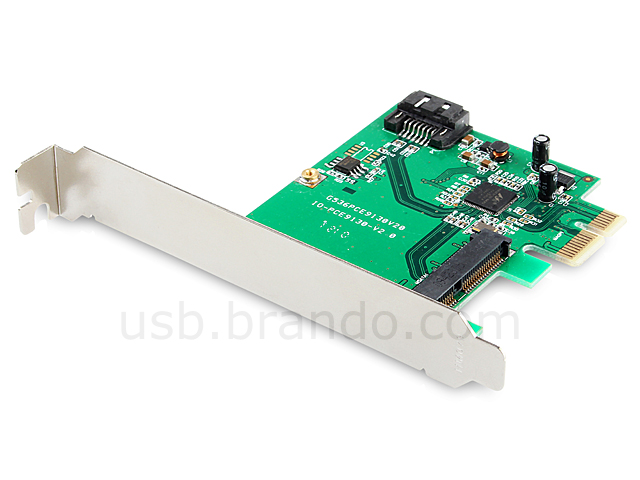 PCI-E turns SATA 6G 1Msata(SATA)+SATA 6G Interface Card