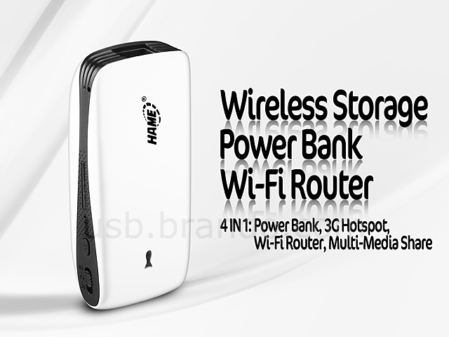 Wireless Storage Power Bank Wi-Fi Router