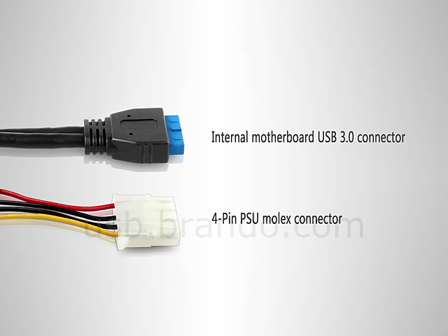 Akasa USB 3.0 5-Port Hub Front Panel