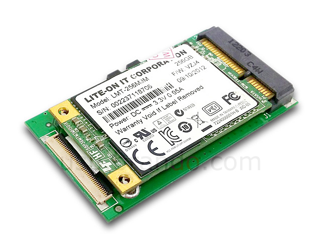 Mini PCI-E mSATA SSD to 40-Pin ZIF (CE) Adapter