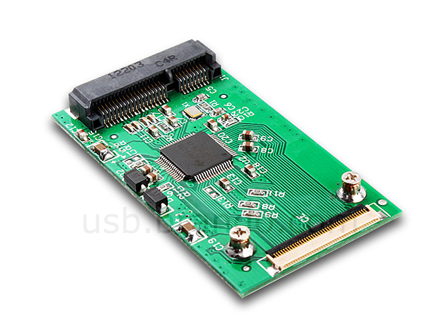Mini PCI-E mSATA SSD to 40-Pin ZIF (CE) Adapter