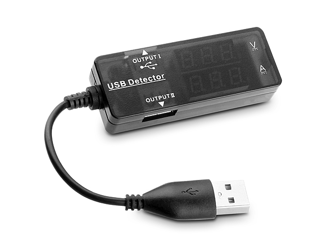 Inficere bodsøvelser dash USB Power/Current Voltage Detector