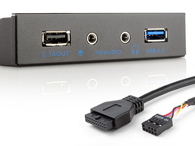 USB 3.0 3.5 Front Panel (1-Port USB 3.0 + Audio Port + 2.1A Power