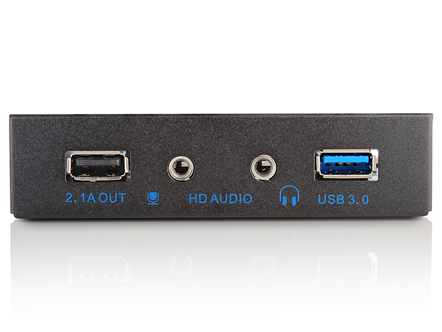 USB 3.0 3.5" Front Panel (1-Port USB 3.0 + Audio Port + 2.1A Power Supply)