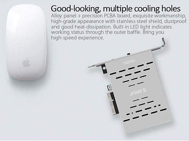 ORICO PCle M.2 SSD RAID Card (PRS2)