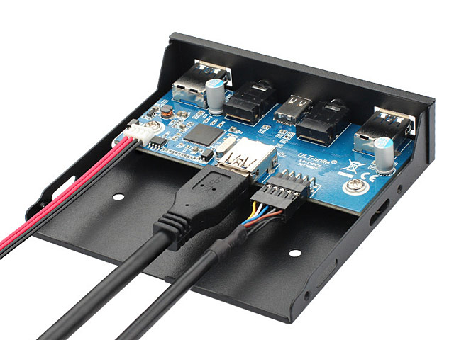 USB 3.0 2-Port USB 2.0 2-Por Front Panel USB Hub Audio Output